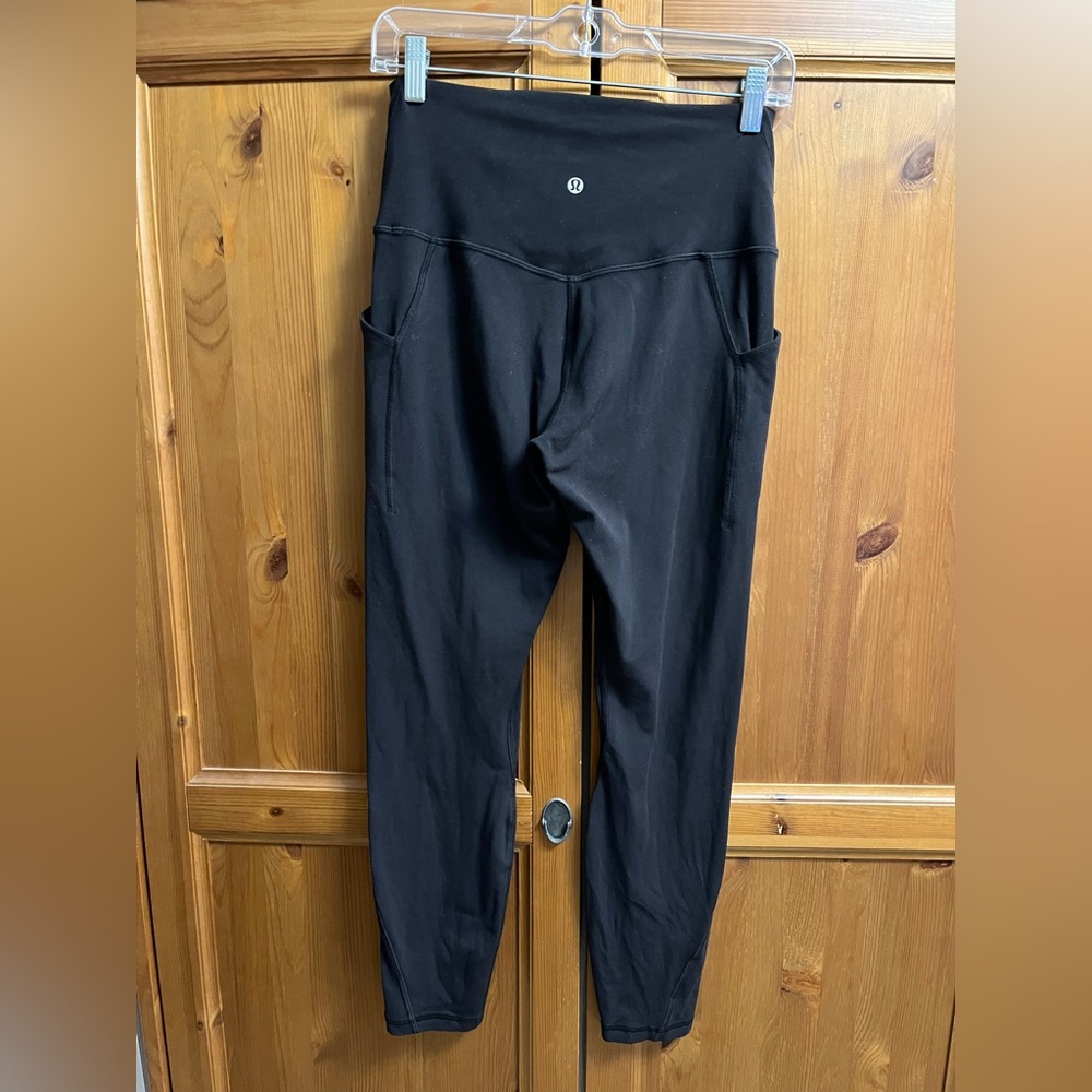 Lululemon black Align leggings with pockets size 8 - Picture 2 of 5